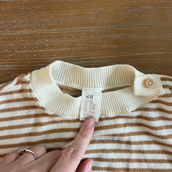 H&M Fall Striped Set - Picture 2 of 5